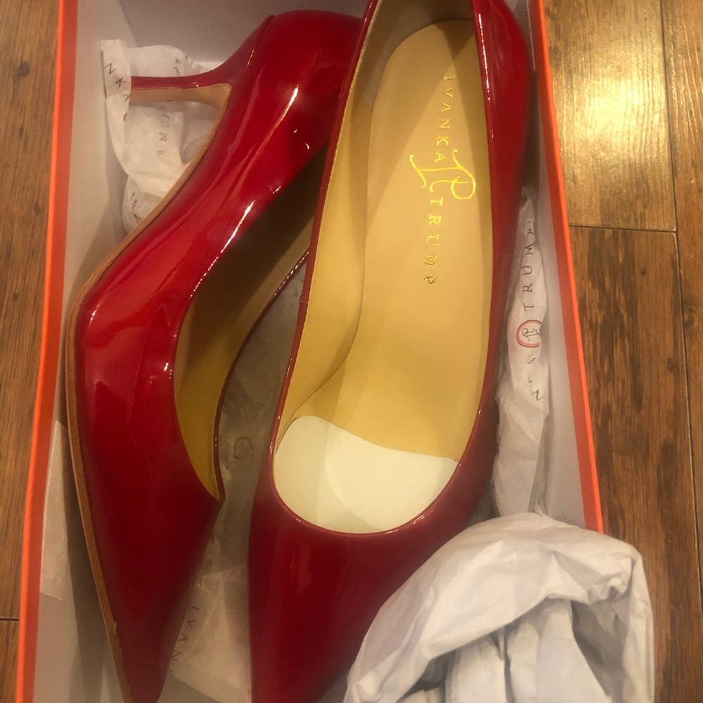 Sexy Red Patent Leather Pump High Heels NIB